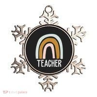 Teacher Rainbow Back To School Ornament thumb 0