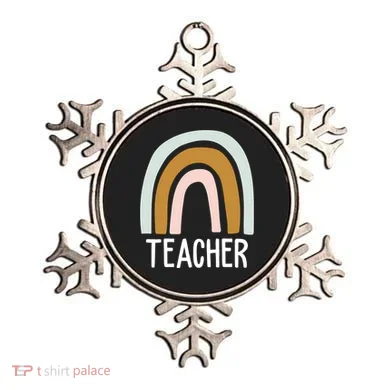 Teacher Rainbow Back To School Ornament