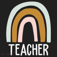 Teacher Rainbow Back To School Hat thumb 2