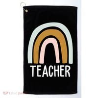 Teacher Rainbow Back To School Golf Towel thumb 0