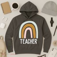 Teacher Rainbow Back To School Hoodie thumb 3