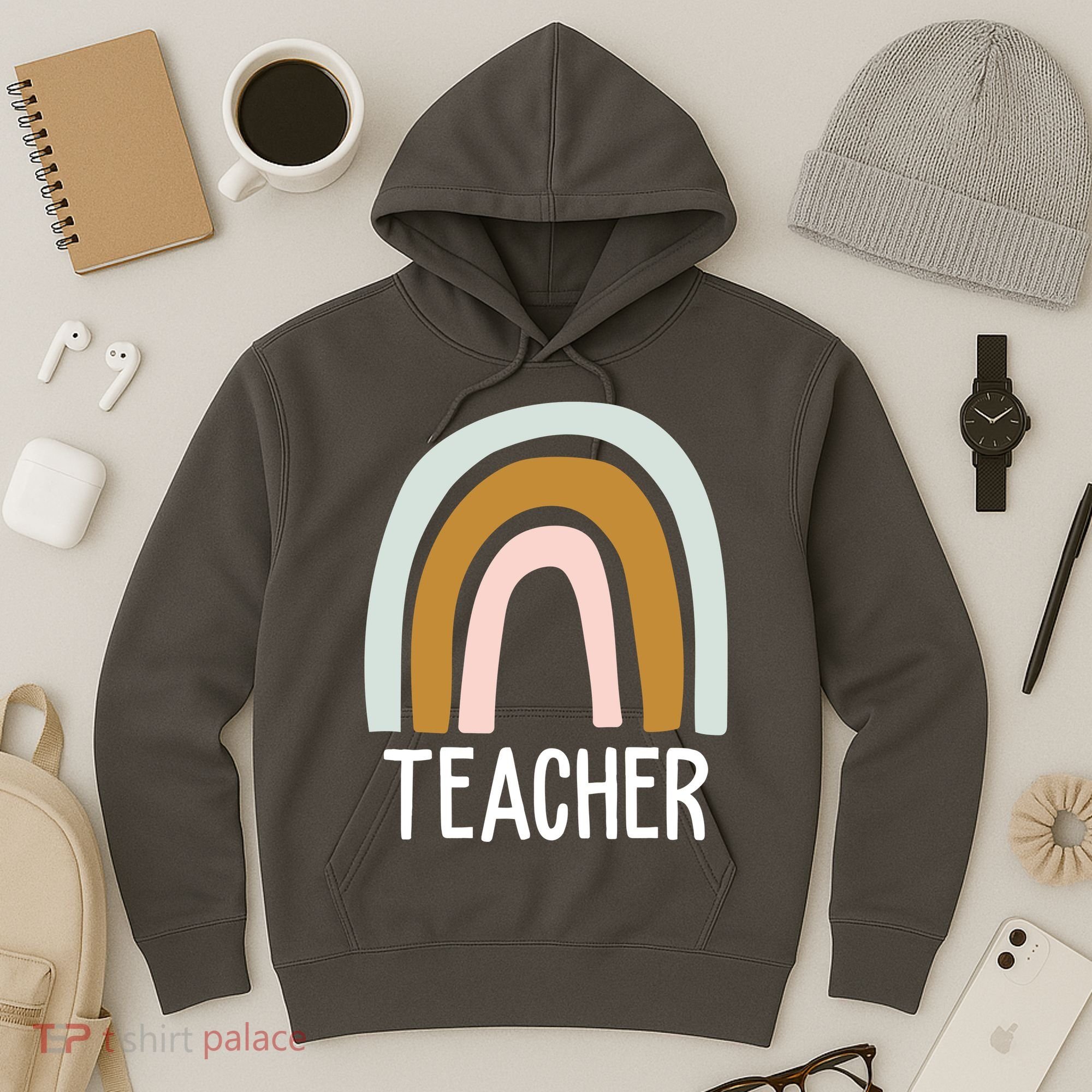Teacher Rainbow Back To School Hoodie