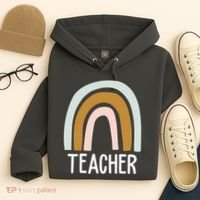 Teacher Rainbow Back To School Hoodie thumb 4