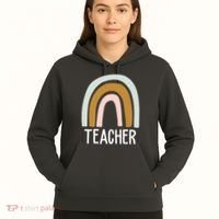 Teacher Rainbow Back To School Hoodie thumb 5