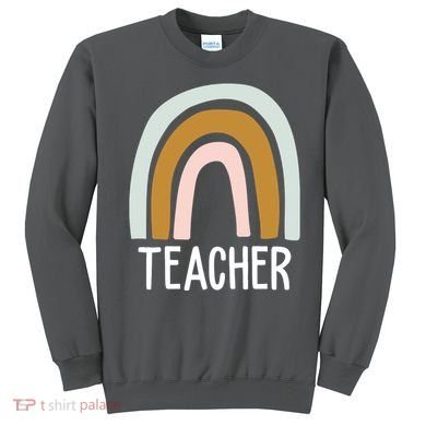 Teacher Rainbow Back To School Sweatshirt