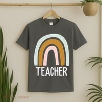 Teacher Rainbow Back To School T-Shirt thumb 2
