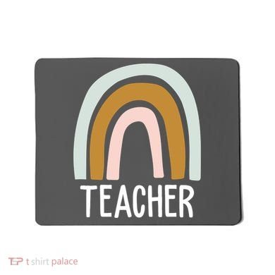 Teacher Rainbow Back To School Mousepad