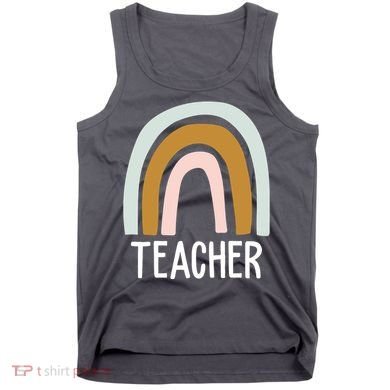 Teacher Rainbow Back To School Tank Top