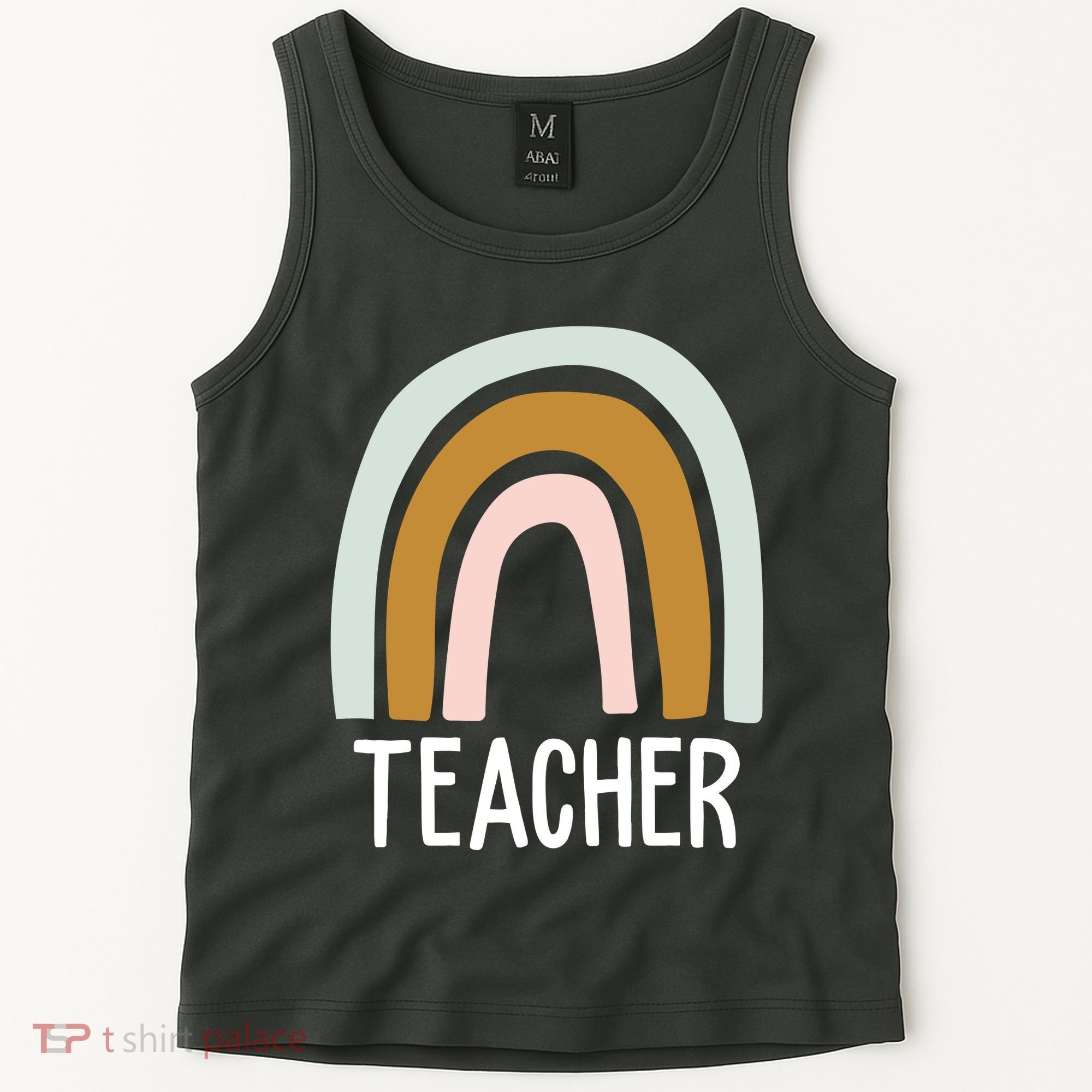 Teacher Rainbow Back To School Tank Top