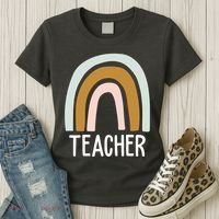 Teacher Rainbow Back To School Women's T-Shirt thumb 3