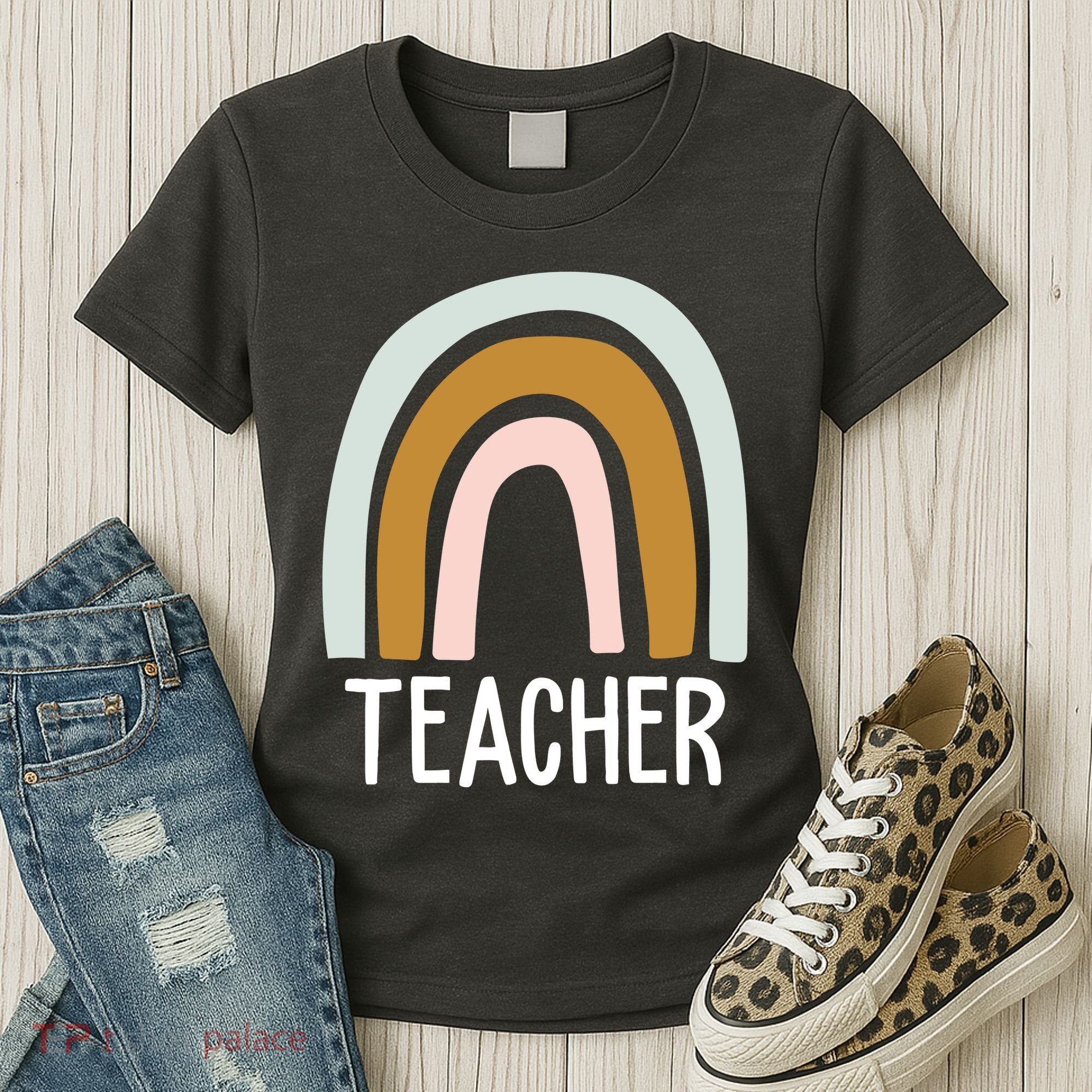 Teacher Rainbow Back To School Women's T-Shirt