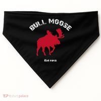 Theodore Roosevelt Bull Moose Party USA-Made Doggie Bandana thumb 0