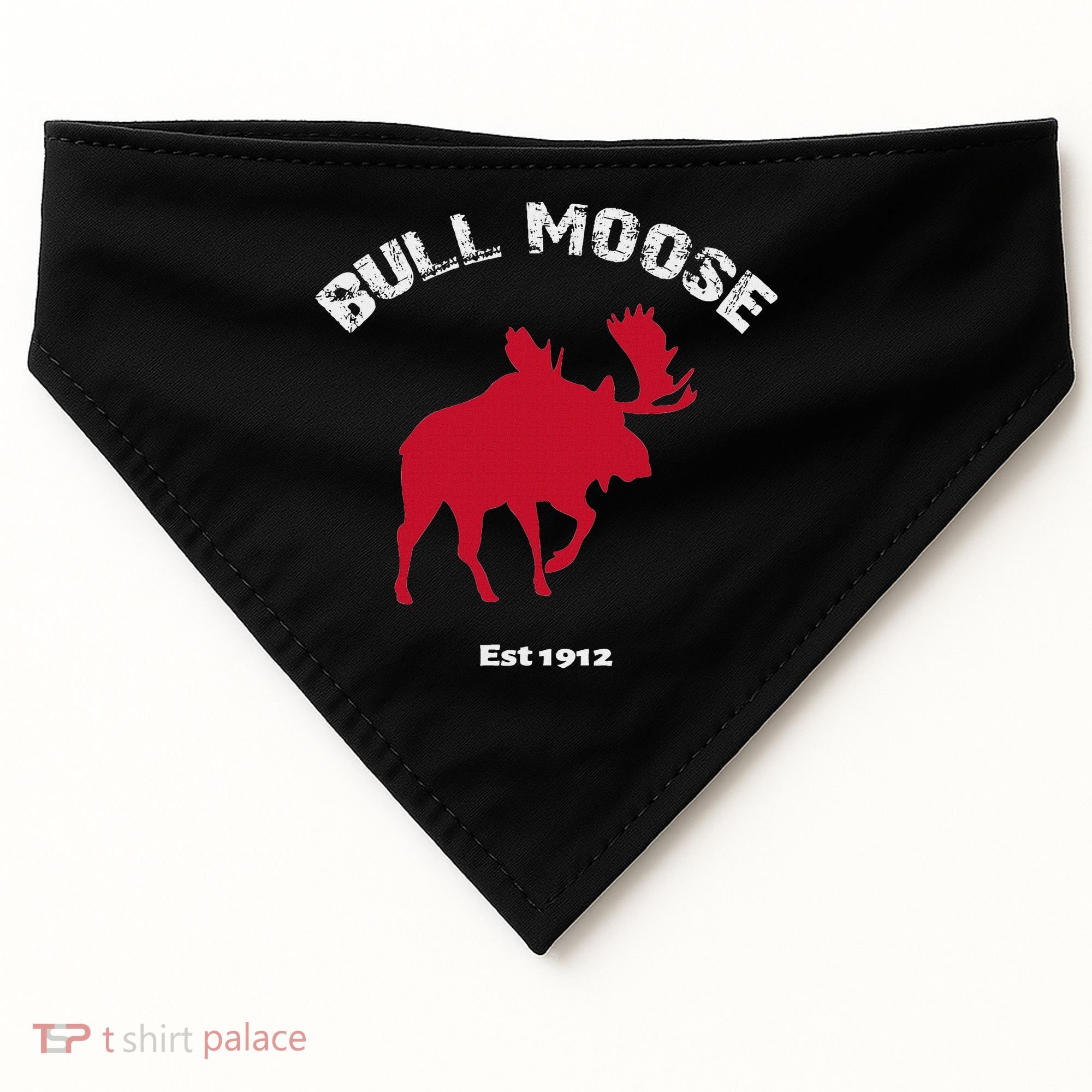 Theodore Roosevelt Bull Moose Party USA-Made Doggie Bandana