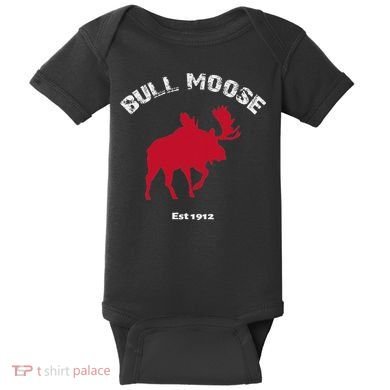 Theodore Roosevelt Bull Moose Party Baby Bodysuit