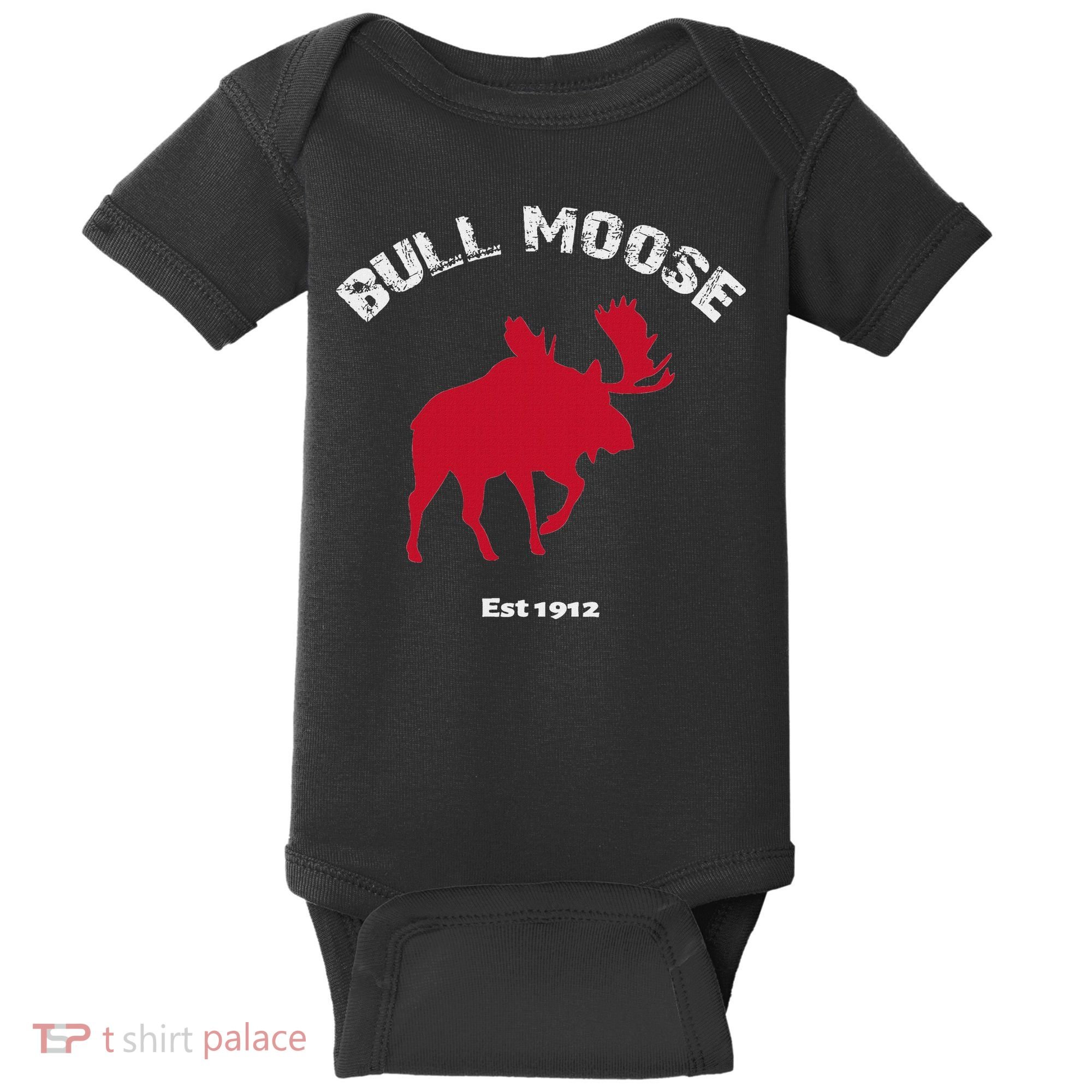 Theodore Roosevelt Bull Moose Party Baby Bodysuit