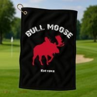 Theodore Roosevelt Bull Moose Party Golf Towel thumb 1