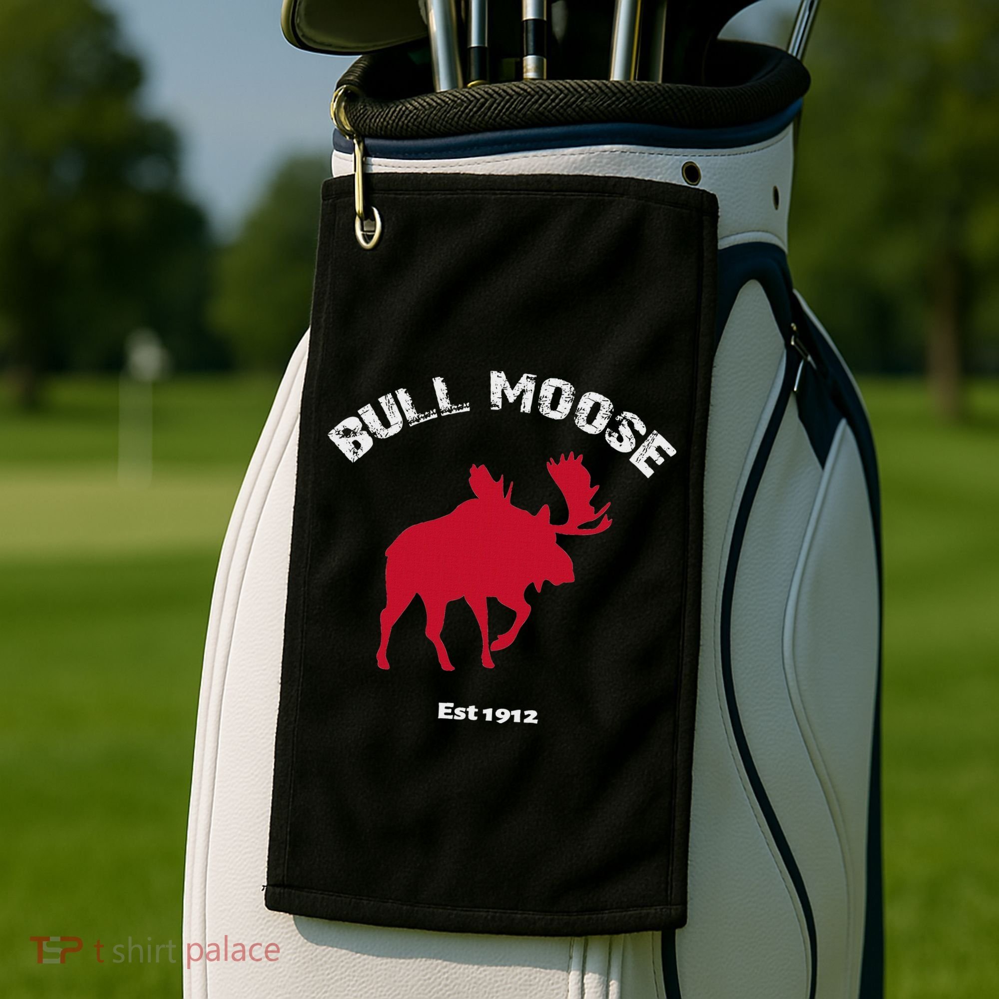 Theodore Roosevelt Bull Moose Party Golf Towel