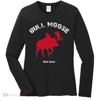 Theodore Roosevelt Bull Moose Party Women's Long Sleeve Shirt