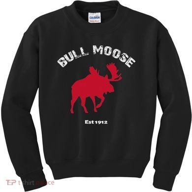 Theodore Roosevelt Bull Moose Party Kids Sweatshirt