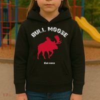 Theodore Roosevelt Bull Moose Party Kids Hoodie thumb 3
