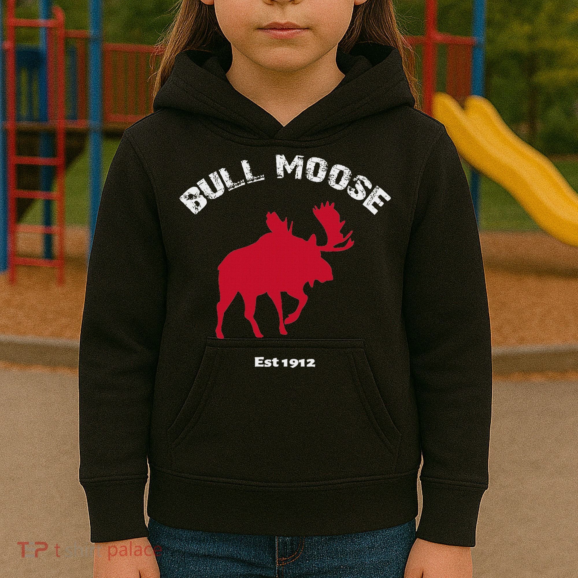 Theodore Roosevelt Bull Moose Party Kids Hoodie