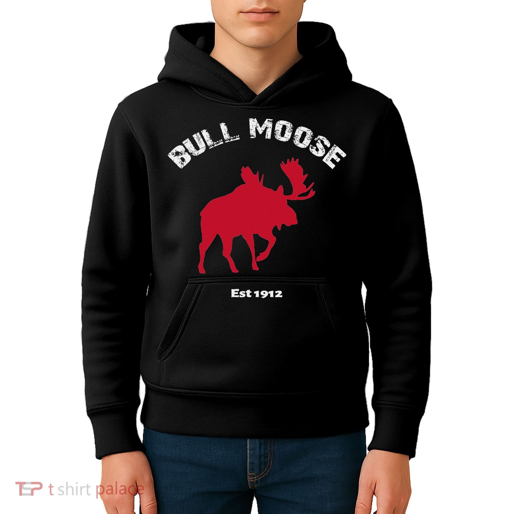 Theodore Roosevelt Bull Moose Party Kids Hoodie