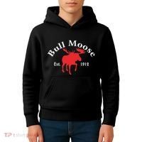 Theodore Roosevelt Bull Moose Party Kids Hoodie thumb 4