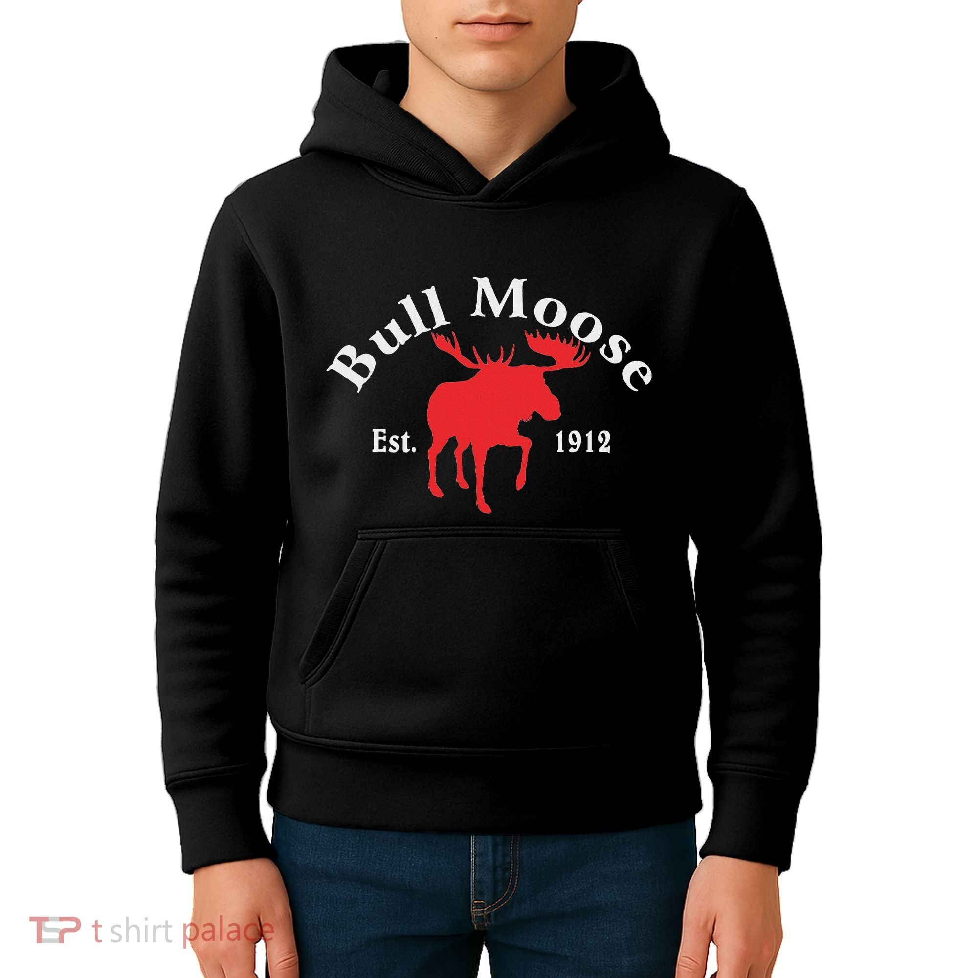 Theodore Roosevelt Bull Moose Party Kids Hoodie
