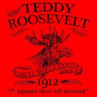 Teddy Roosevelt Bull Moose Party 1912 Presidential Campaign Santa Hat thumb 1