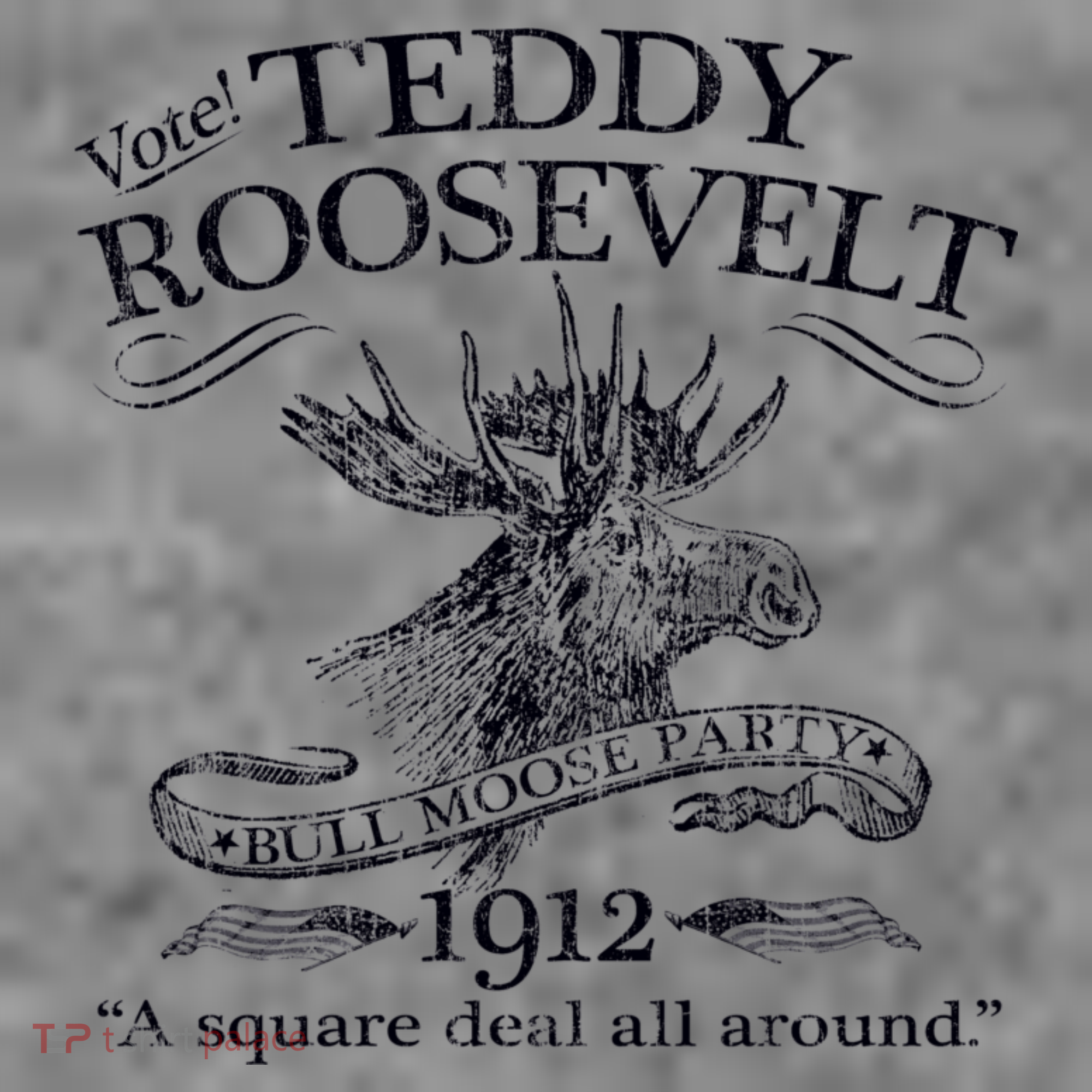 Teddy Roosevelt Bull Moose Party 1912 Presidential Campaign Toddler Hoodie