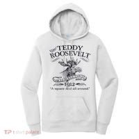 Teddy Roosevelt Bull Moose Party 1912 Presidential Campaign Women's Hoodie thumb 0
