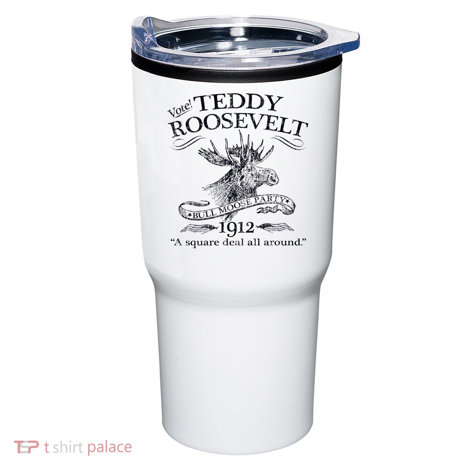 Teddy Roosevelt Bull Moose Party 1912 Presidential Campaign Tumbler