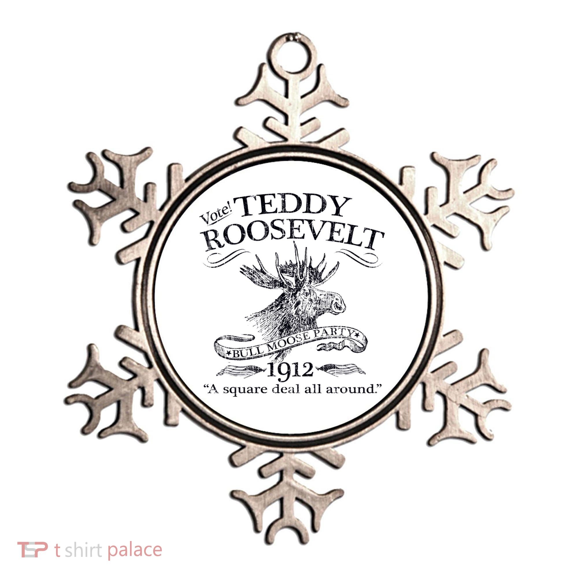 Teddy Roosevelt Bull Moose Party 1912 Presidential Campaign Ornament