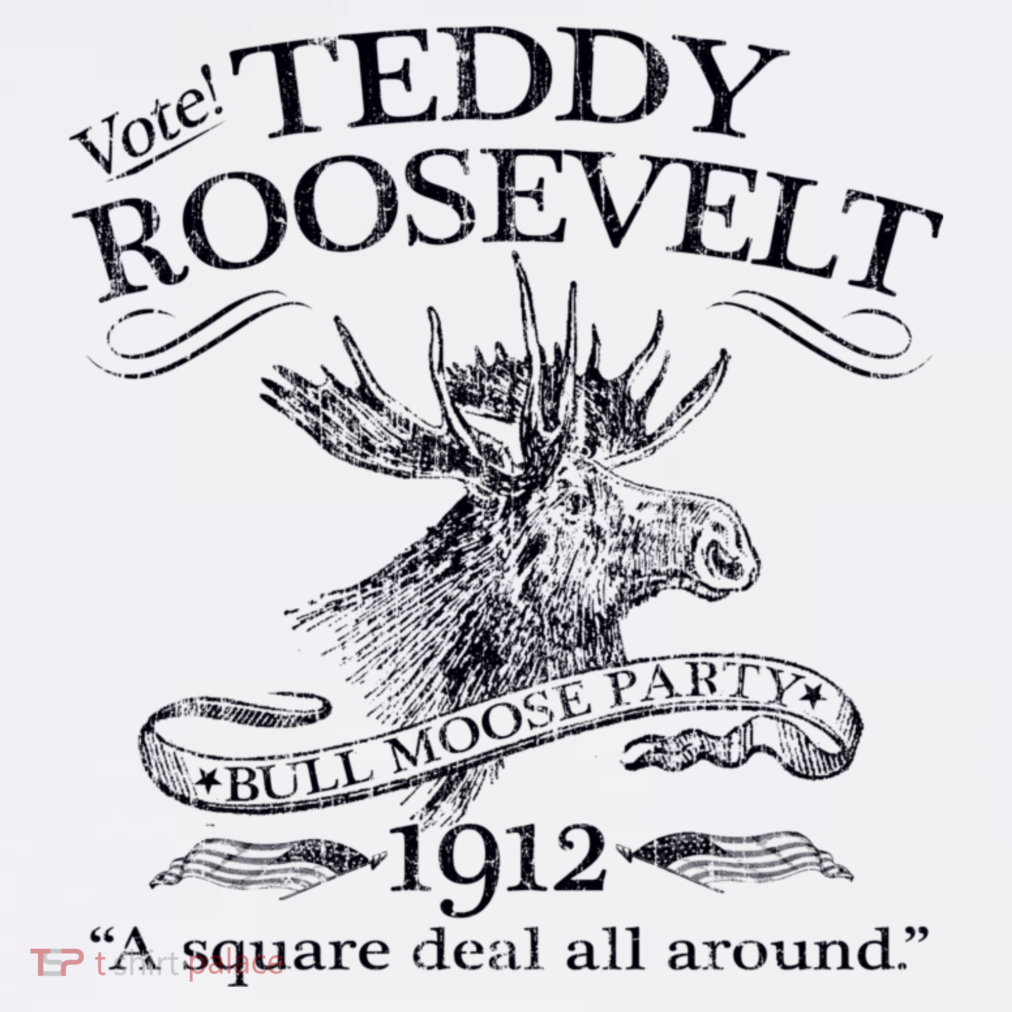 Teddy Roosevelt Bull Moose Party 1912 Presidential Campaign Women's Tank Top