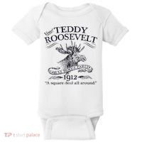 Teddy Roosevelt Bull Moose Party 1912 Presidential Campaign Baby Bodysuit thumb 0