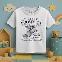 Teddy Roosevelt Bull Moose Party 1912 Presidential Campaign Toddler T-Shirt thumb 3