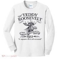 Teddy Roosevelt Bull Moose Party 1912 Presidential Campaign Kids Long Sleeve Shirt thumb 0