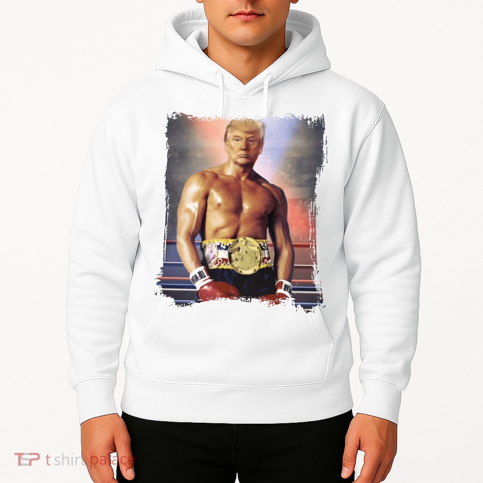 Trump Rocky Boxer Funny Hoodie