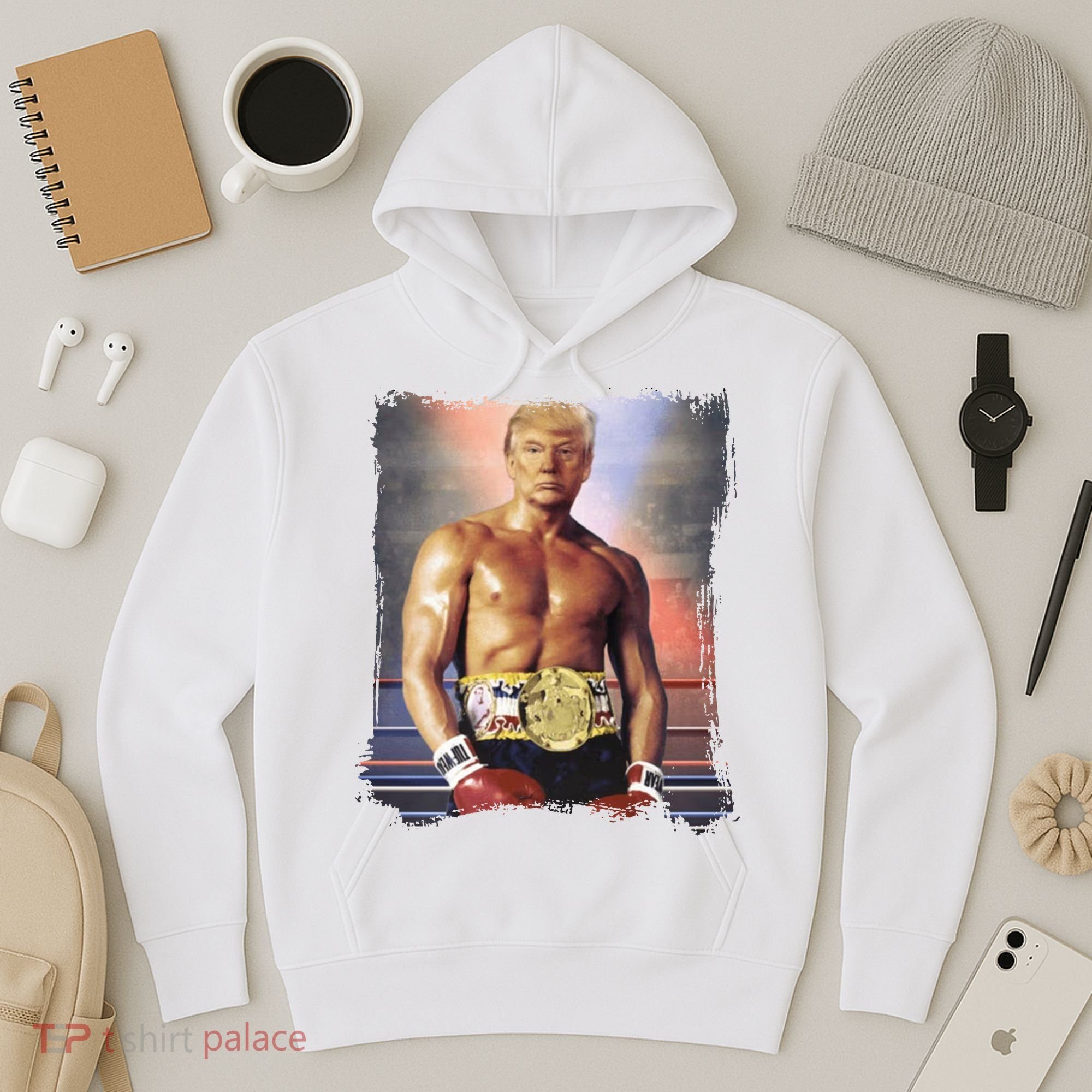 Trump Rocky Boxer Funny Hoodie