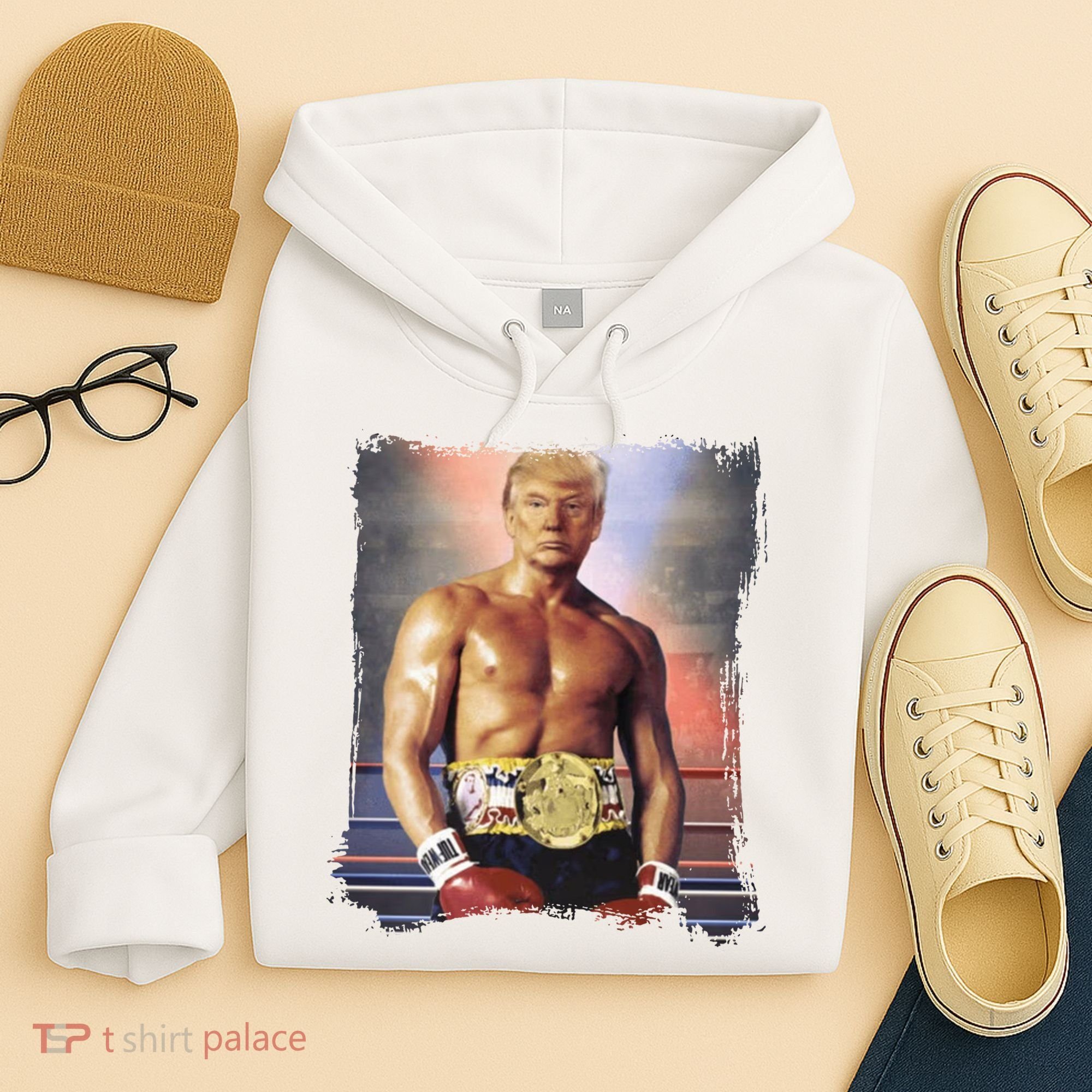 Trump Rocky Boxer Funny Hoodie