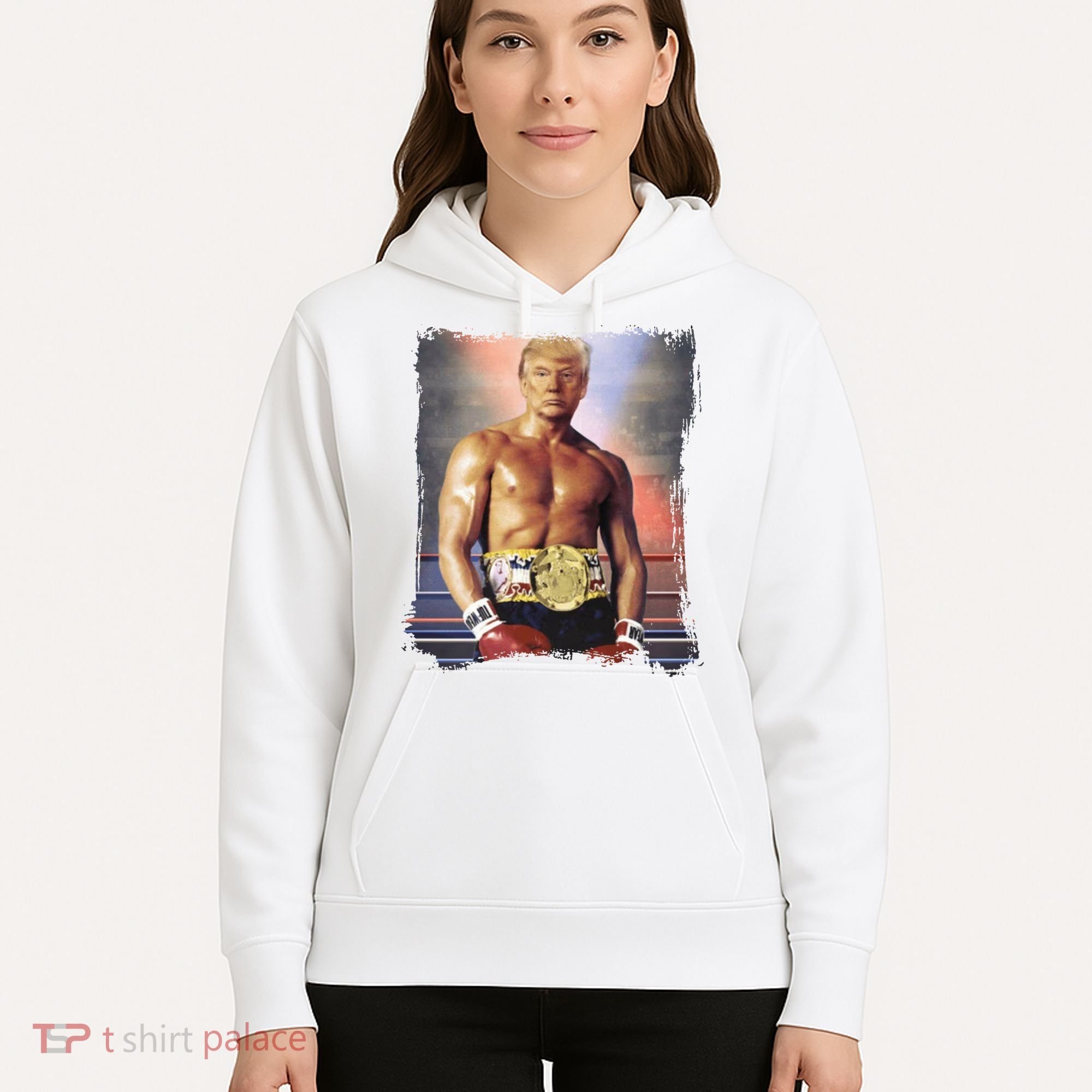 Trump Rocky Boxer Funny Hoodie