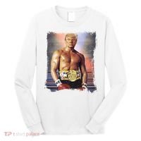 Trump Rocky Boxer Funny Long Sleeve Shirt thumb 0