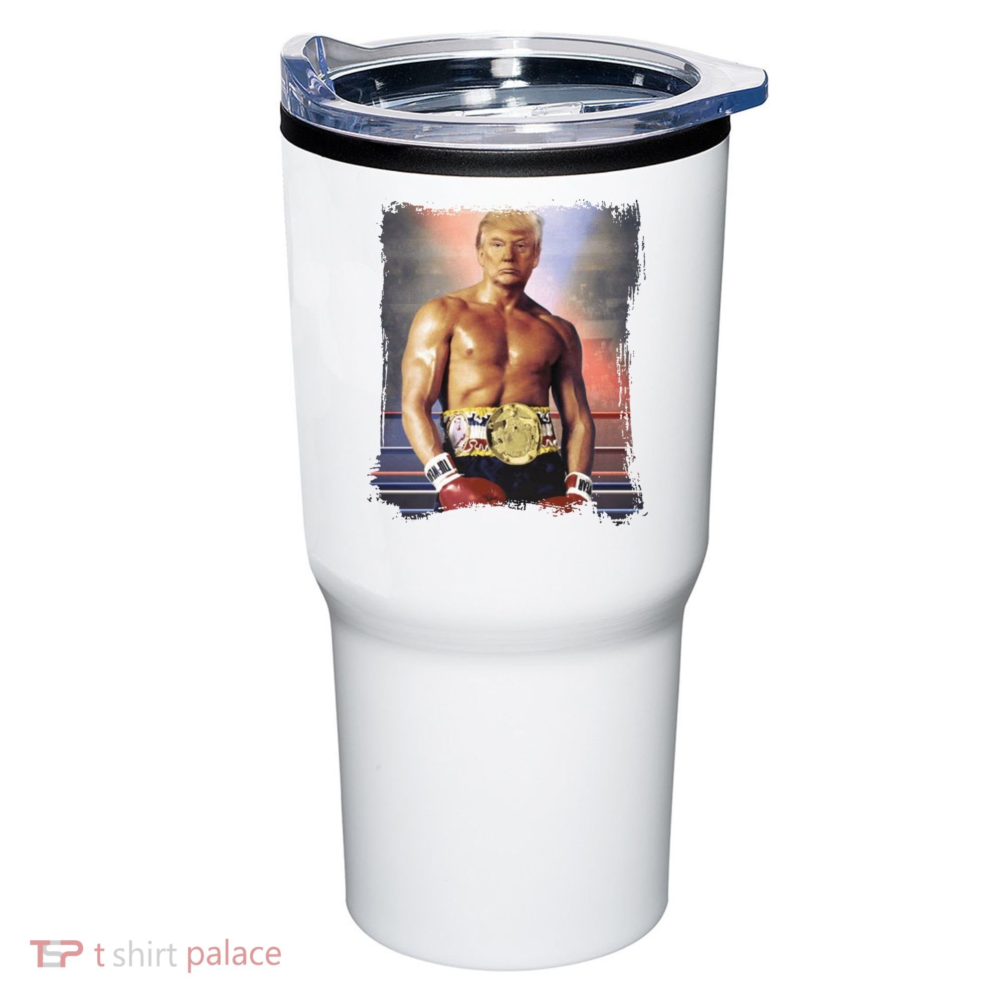 Trump Rocky Boxer Funny Tumbler
