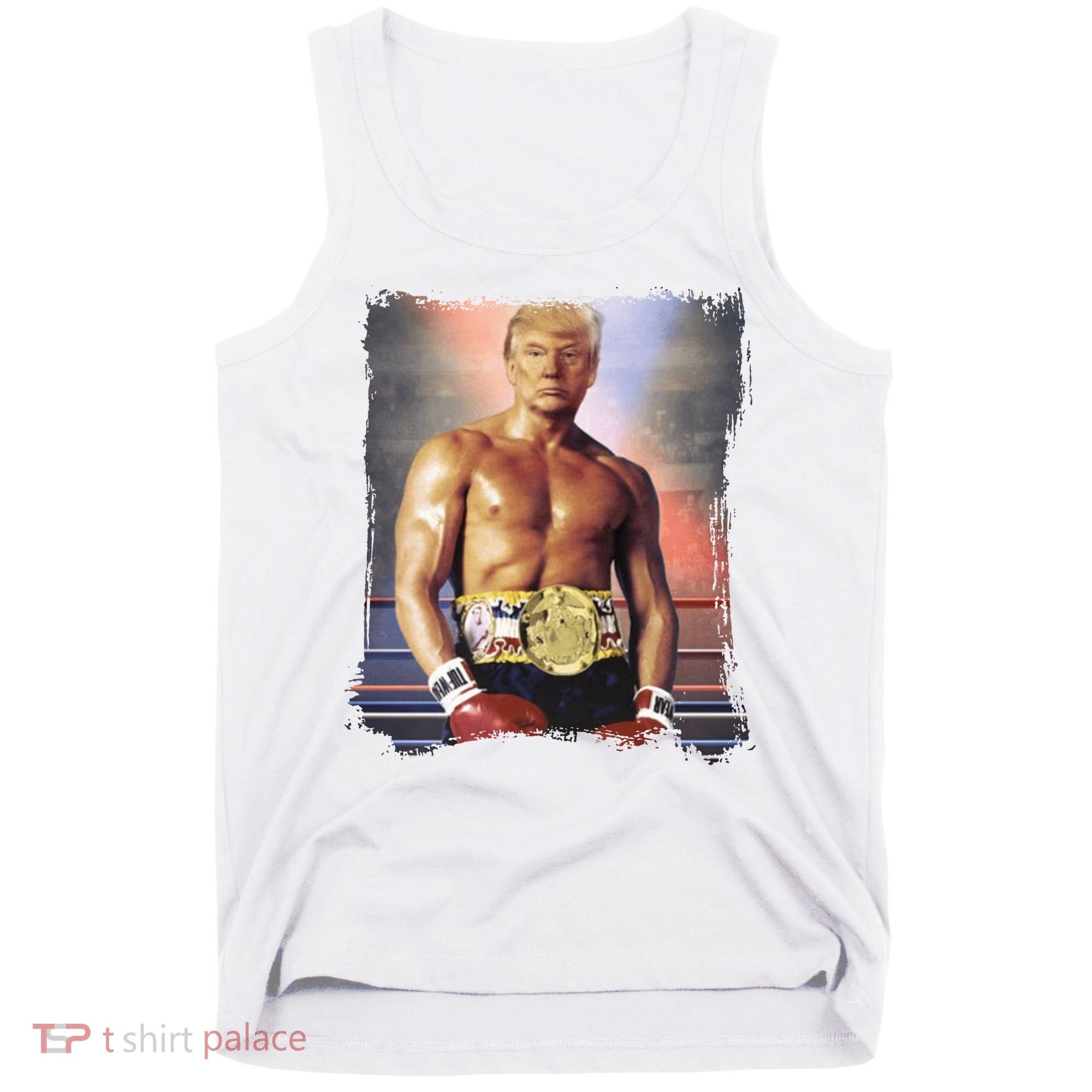 Trump Rocky Boxer Funny Tank Top