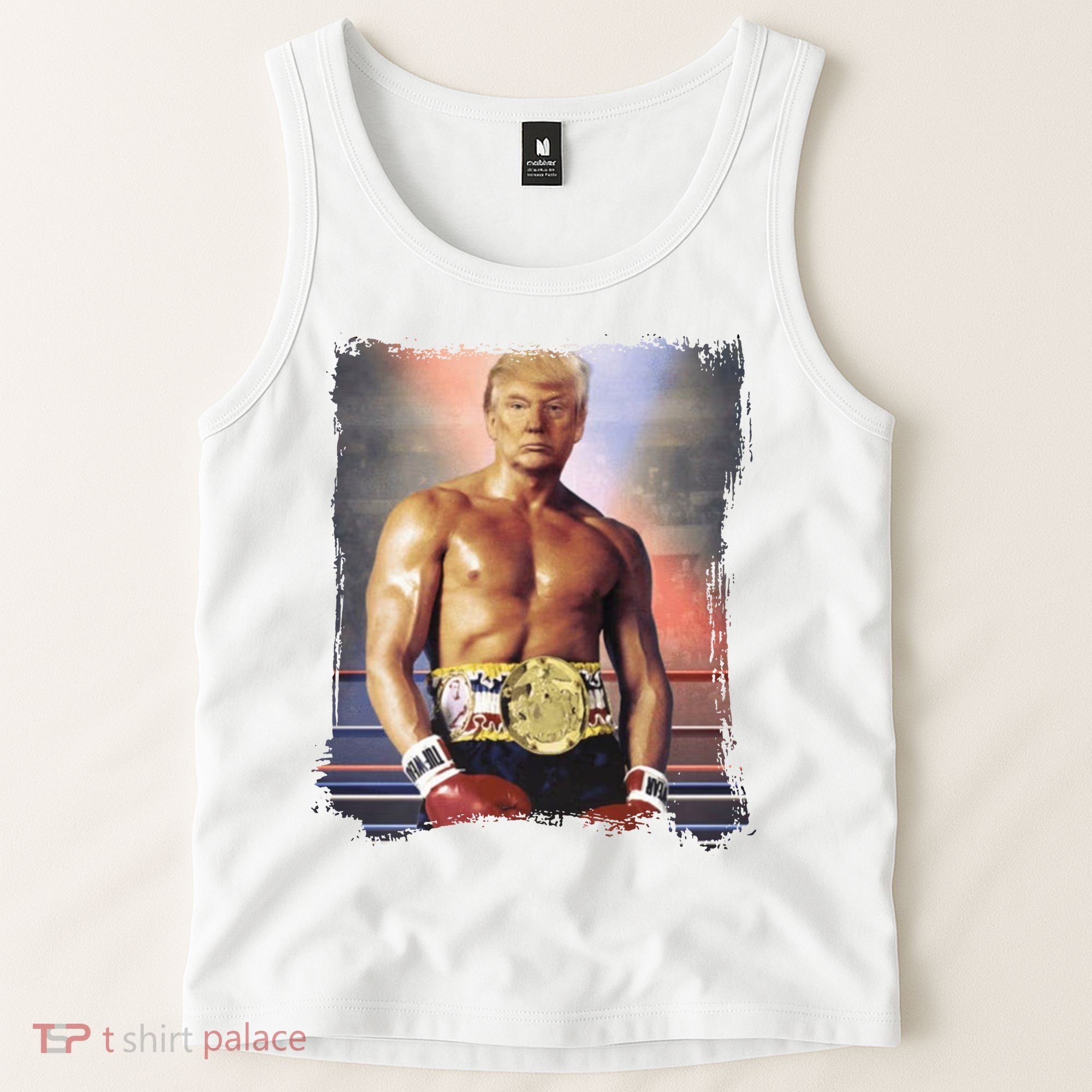 Trump Rocky Boxer Funny Tank Top