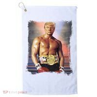Trump Rocky Boxer Funny Golf Towel thumb 0