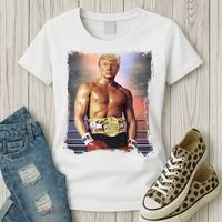 Trump Rocky Boxer Funny Women's T-Shirt thumb 3