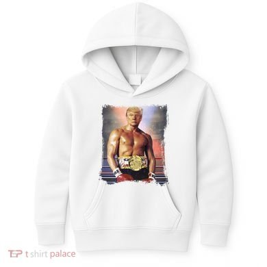 Trump Rocky Boxer Funny Kids Hoodie
