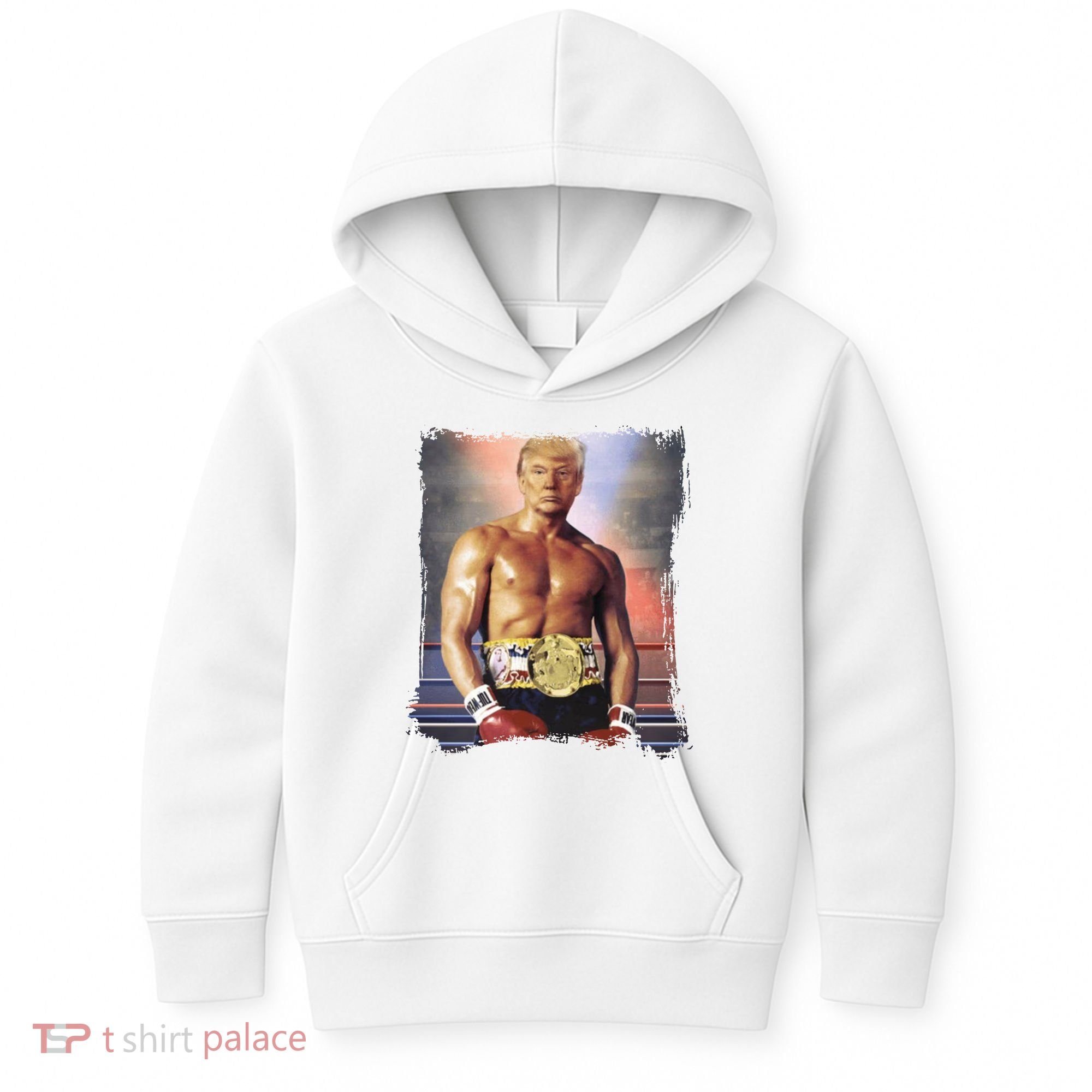 Trump Rocky Boxer Funny Kids Hoodie