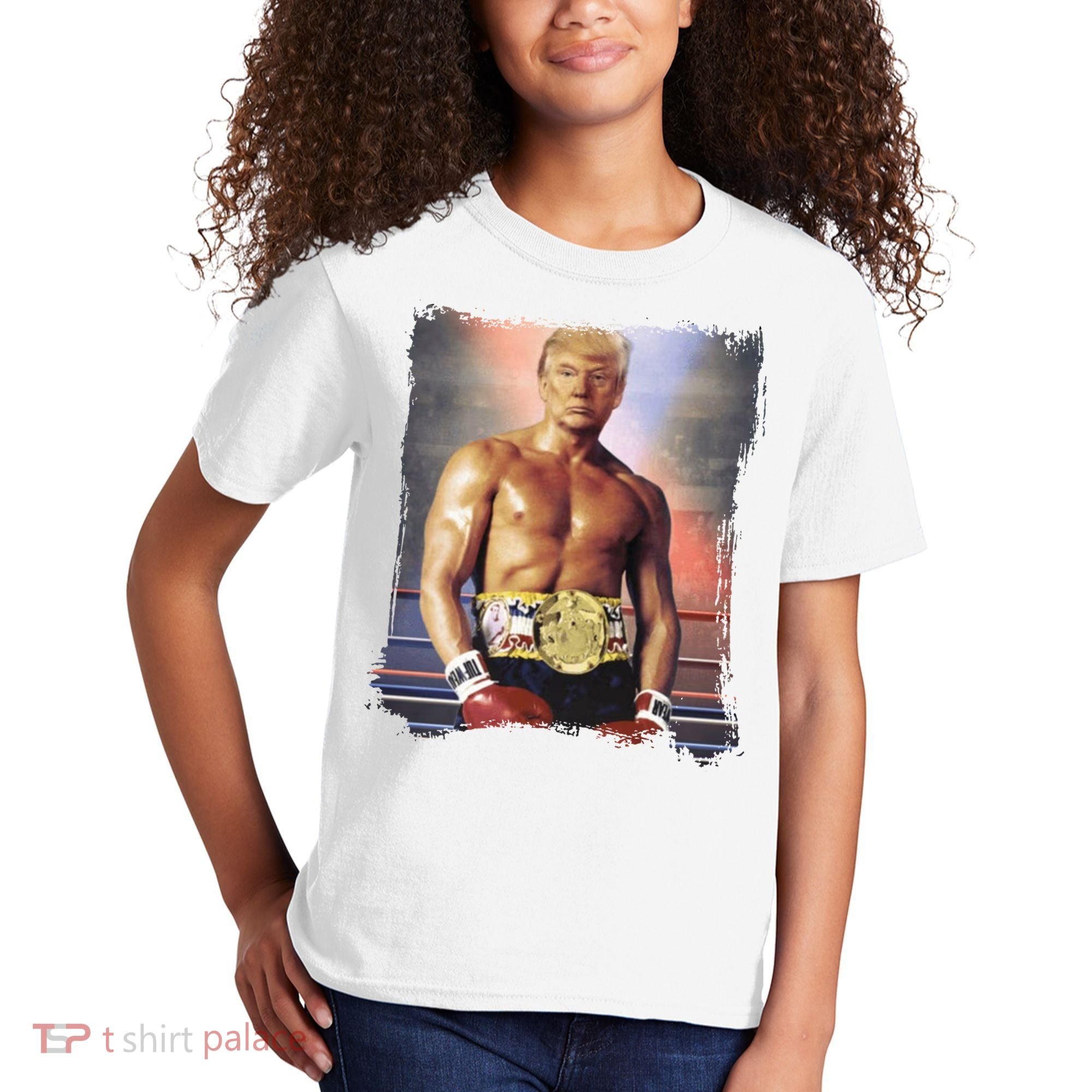 Trump Rocky Boxer Funny Kids T-Shirt